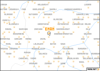 map of Emām