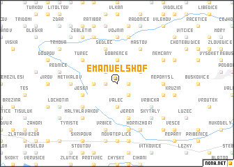 map of Emanuelshof