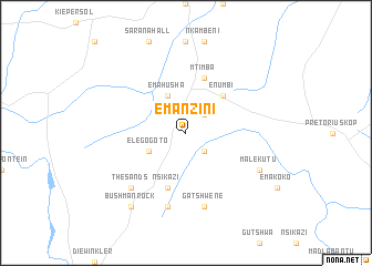 map of eManzini