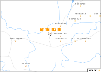 map of eMaswazini