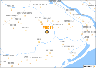 map of Emati