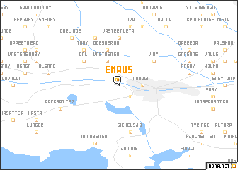 map of Emaus