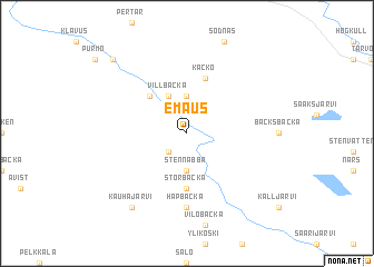 map of Emaus