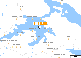 map of Embalse