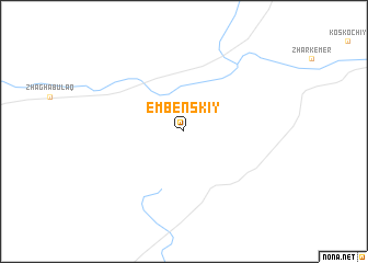 map of Embenskiy