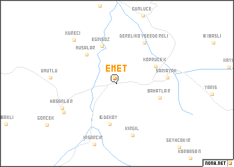 map of Emet