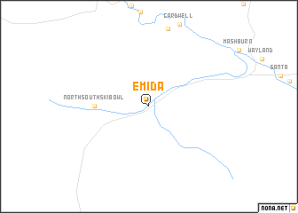 map of Emida