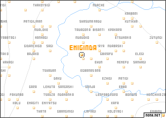 map of Emiginda