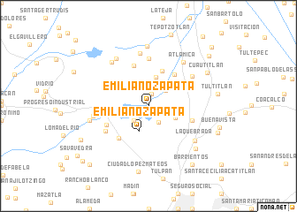 map of Emiliano Zapata