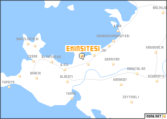 map of Emin Sitesi