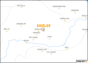 map of Emirler