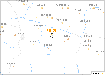 map of Emirli