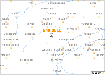 map of Emiroğlu