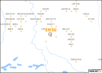 map of Emisu