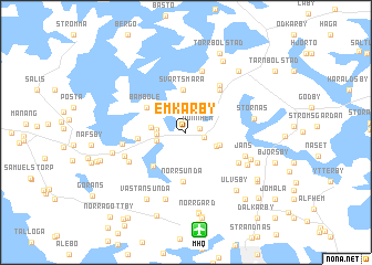 map of Emkarby