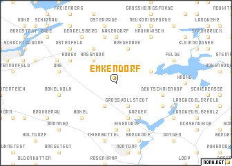 map of Emkendorf