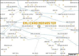 map of Emlichheimer Wösten