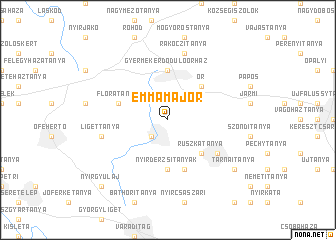 map of Emmamajor