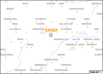 map of Emmen