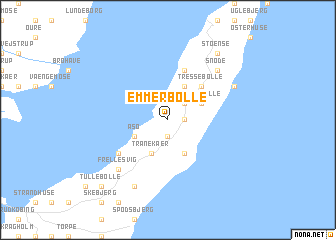 map of Emmerbølle
