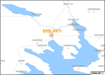 map of Emolahti