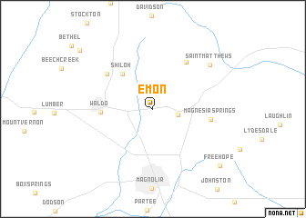 map of Emon