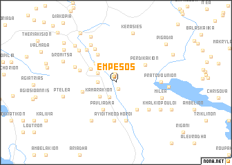 map of Empesós