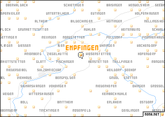 map of Empfingen
