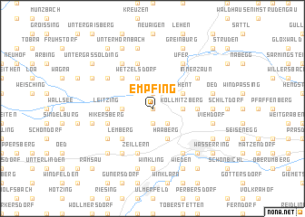 map of Empfing