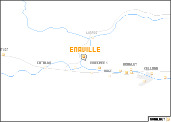 map of Enaville