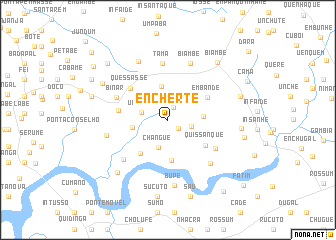 map of Encherte