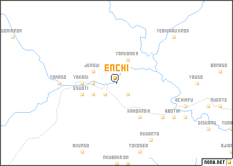 map of Enchi