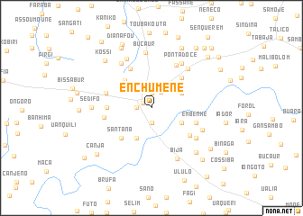 map of Enchumené