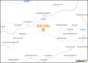 map of Encinal