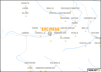 map of Encinedo