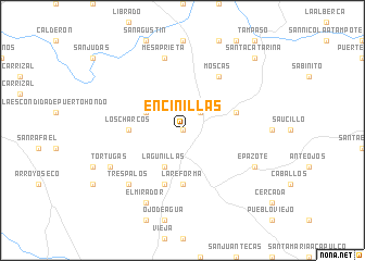 map of Encinillas