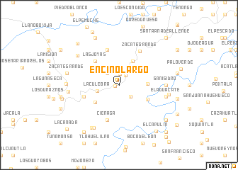 map of Encino Largo