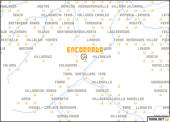 map of Encorrada