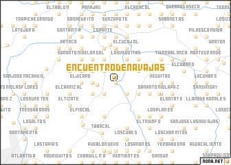 map of Encuentro de Navajas