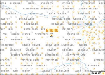 map of Endau