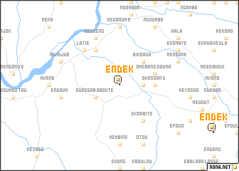 map of Endek