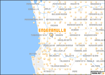 map of Enderamulla