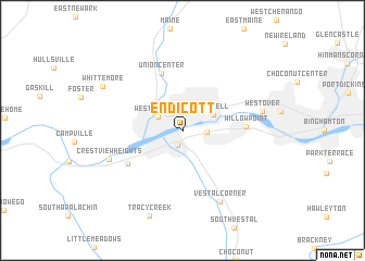 map of Endicott