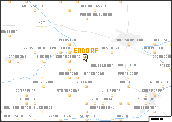 map of Endorf