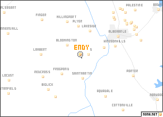 map of Endy