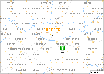 map of Enfesta