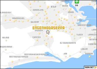 map of Engenho da Serra