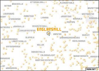 map of Englars Mill