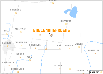map of Engleman Gardens