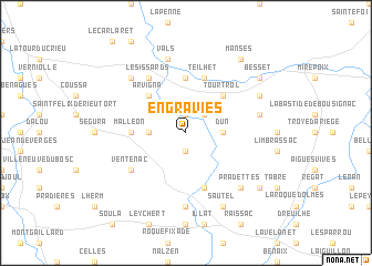map of Engraviès